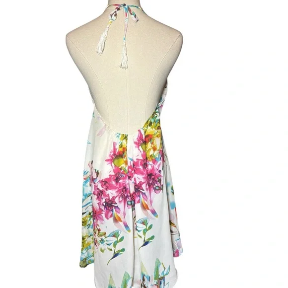 Venus Floral Halter Swim Cover-Up Lightweight Beach - Picture 5 of 6